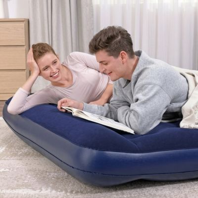 2. Bestway double velvet mattress with pump 203x152x28 cm 67226