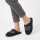 2. GAP women's slippers Plano II insulated slippers fashionable black
