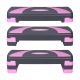 7. Aerobics and Fitness Step REBEL ACTIVE RBA-3225-PU, 3 Levels, Grey-Purple