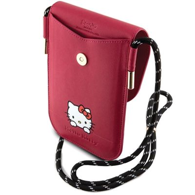5. Hello Kitty Leather Daydreaming Cord bag - pink