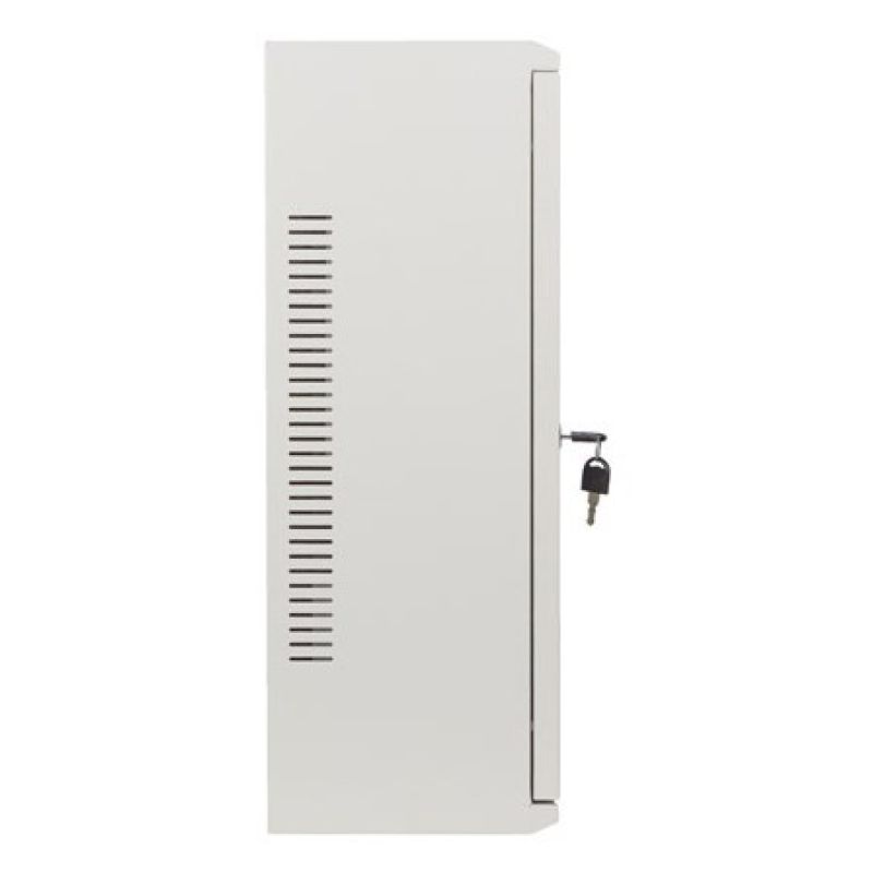 4. LANBERG INSTALLATION RACK CABINET WALL-HUNG 19" 6U+3U 540X200 LOW PROFILE GRAY (ASSEMBLED)