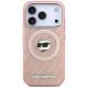 3. Karl Lagerfeld IML Choupette Head Logo MagSafe Case for iPhone 17 Pro Max - Pink