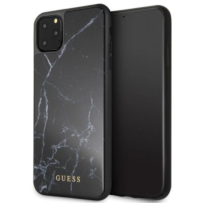 Guess Marble Case for iPhone 11 Pro Max - Black