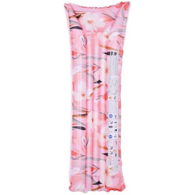 5. INFLATABLE MATTRESS FLOWERS 174x59x18CM 33258 PINK