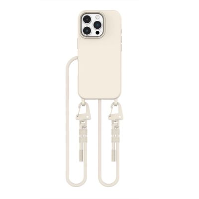 2. Tech-Protect MagNecklace MagSafe iPhone 16 Pro Case - Beige