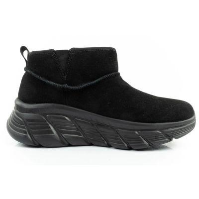 4. Skechers women's winter boots, insulated leather ankle boots
