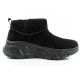4. Skechers women's winter boots, insulated leather ankle boots