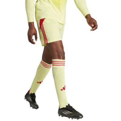 10. Men's adidas Tiro 24 shorts yellow and red JI6090