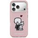 3. Karl Lagerfeld Karl & Choupette Back MagSafe Case for iPhone 17 Pro - Pink