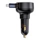 5. Baseus Enjoyment Pro USB-C (Female) / Lightning (Male) 60W Car Charger - Black