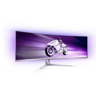 128. Philips Evnia 8000 49M2C8900/00 computer monitor 124.2 cm (48.9") 5120 x 1440 px Dual QHD QDOLED White