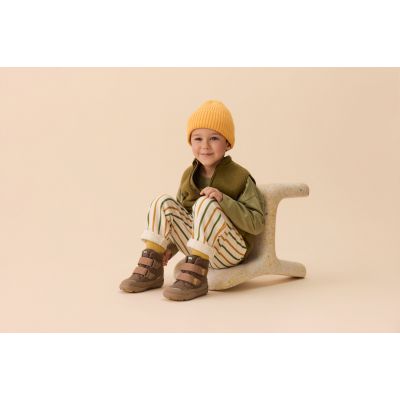 12. Affenzahn Comfy Tiger Recycled Wool Barefoot Winter Boots (01250-70003)