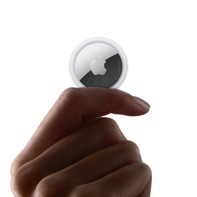 3. Apple AirTag Personal Finder Silver, White