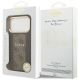 8. Guess 4G Stripe MagSafe case for iPhone 17 Pro - brown
