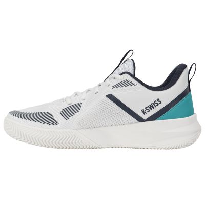 5. K-Swiss K-SPEED TEAM CLAY WHITE/BALTIC/CARBON-M (04899-131-M)