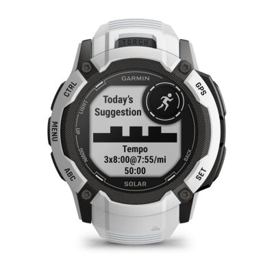 32. Garmin Instinct 2X Solar Whitestone Watch