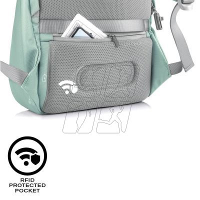 11. XD DESIGN ANTI-THEFT BACKPACK BOBBY SOFT GREEN P/N: P705.797