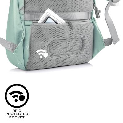 11. XD DESIGN ANTI-THEFT BACKPACK BOBBY SOFT GREEN P/N: P705.797
