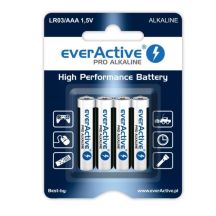 LR03 everActive AAA batteries blister pack of 4