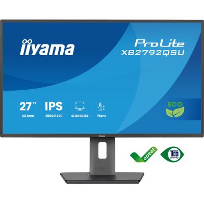 2. iiyama ProLite XB2792QSU-B1 computer monitor 68.6 cm (27") 2560 x 1440 px Quad HD LED Black