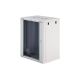Digitus DYNAmic 19" 16U wall-mounted network cabinet 600x450, glass door, gray, undivided, assembled, 60kg