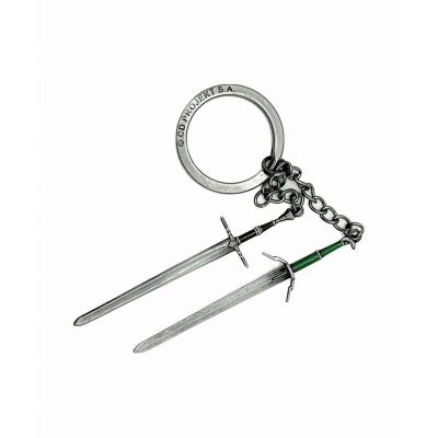 2. Good Loot The Witcher 3 Geralt Two Swords Keychain