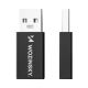 4. Wozinsky WAAC-01 USB-A - USB-C OTG Adapter - Black