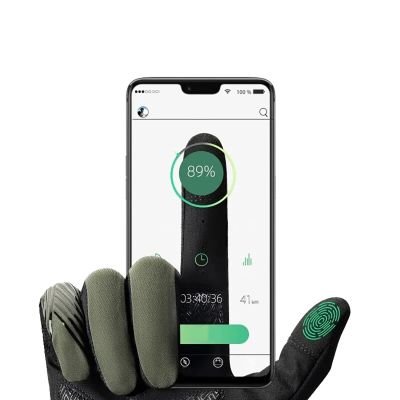 2. Rockbros 16110006003 shock-absorbing cycling gloves size L - green and black