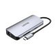 2. UNITEK ACTIVE HUB USB-C 2X HDMI, SD READER, 4K, RJ-45, PD 100W, 5 GBPS