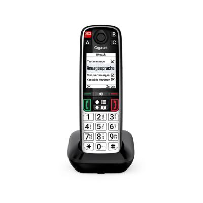 6. Gigaset EASY 500 Analog/DECT Telephone Caller Name and ID Black, Silver