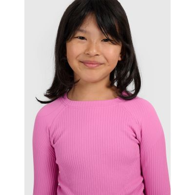 6. Girls' seamless thermal underwear set 4F 4FJRAW25USEAF264-55S