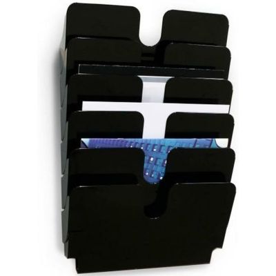 Durable 1700014061 1-Shelf Literature Shelf Black