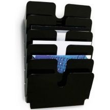 Durable 1700014061 1-Shelf Literature Shelf Black