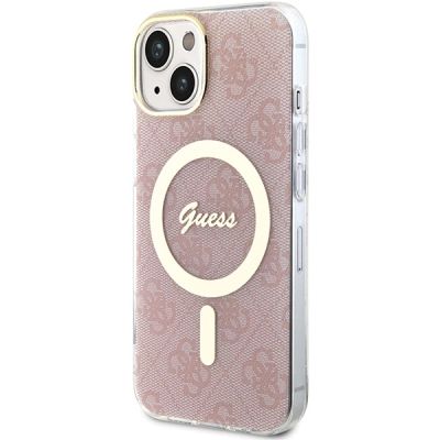 2. Guess IML 4G MagSafe case for iPhone 15 / 14 / 13 - pink