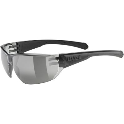 5. UVEX Equate cycling glasses, black matt/smoke