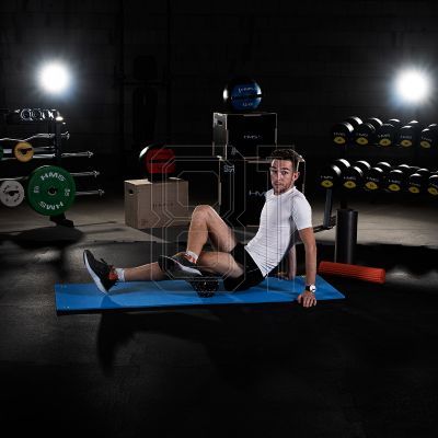 39. Club fitness mat with holes HMS Premium MFK03 blue-black