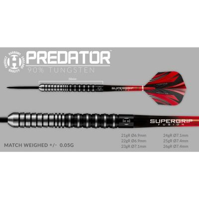 Harrows Predator 90% Steeltip Darts