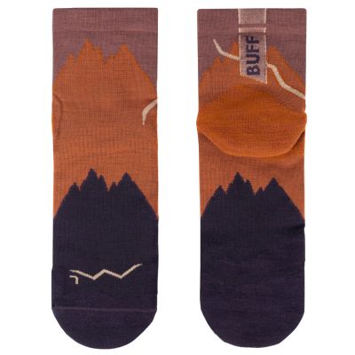 3. BUFF Merino Lightweight Quarter Socks 137792221 Brown 36–38