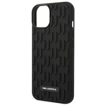 6. Karl Lagerfeld 3D Monogram Case for iPhone 14 Plus - Black