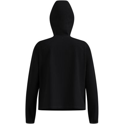 Women’s Odlo Cubic Mid Layer Hoody – Black, size: S