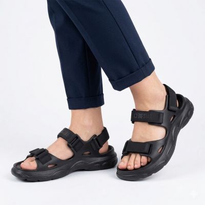 5. Big Star TT274A055 Black Foam Velcro Sandals