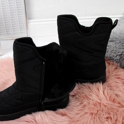 5. NEWS W EVE309A waterproof snow boots black 
