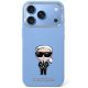 Karl Lagerfeld Smooth Ikonik Sketch MagSafe case for iPhone 18 Pro / 17 Pro - light blue