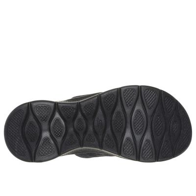 4. Skechers Women's Flip-Flops GO WALK FLEX SANDAL IMPRESSED 141420 BKGY