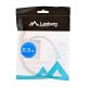 8. Patchcord U/UTP Lanberg PCU6-10CC-0050-W (RJ45 - RJ45; 0.50m; UTP; cat. 6; white)