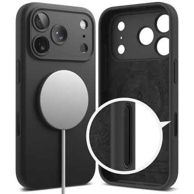 3. Ringke Silicone Magnetic MagSafe Case for iPhone 17 Pro Max - Black