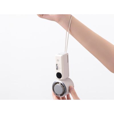 5. Conceptronic AERIVA03C Personal Handheld Blower/Fan Cream Handheld Fan