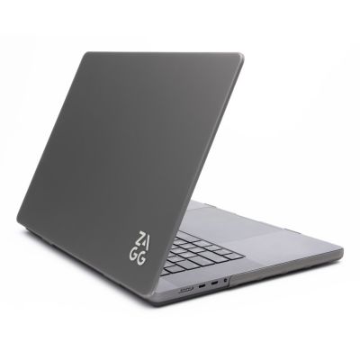 3. ZAGG Hardshell - Protective Case for MacBook Air 13" M2 (2022) / M3 (2024) / M4 (2025) (smoke)
