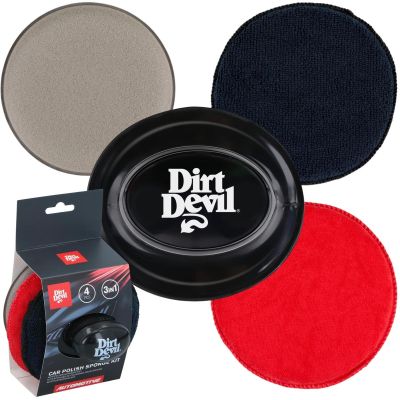 4. POLISHING SPONGE SET 3 PCS 12.5 CM DIRT DEVIL