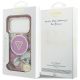 8. Guess IML Glitter Flowers Triangle MagSafe Case for iPhone 17 Pro / 18 Pro - Purple